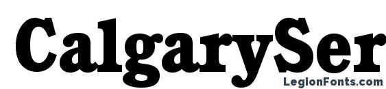 шрифт CalgarySerial Xbold Regular, бесплатный шрифт CalgarySerial Xbold Regular, предварительный просмотр шрифта CalgarySerial Xbold Regular