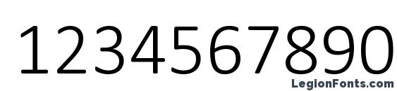 Calibri light Font, Number Fonts