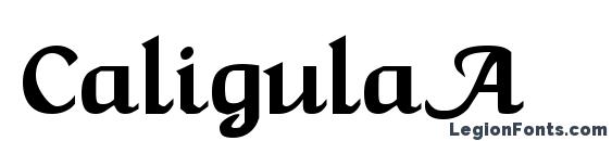CaligulaA font, free CaligulaA font, preview CaligulaA font