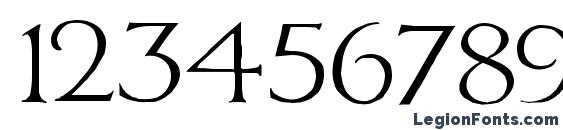 CaligulaDodgy Font, Number Fonts