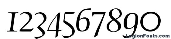 CalimaDB Normal Font, Number Fonts