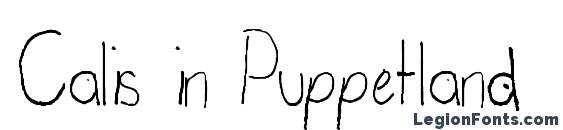 Calis in Puppetland Font