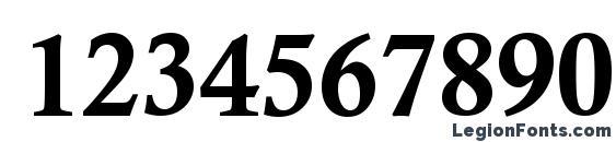 Calisto MT Полужирный Font, Number Fonts