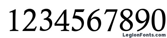 Calisto MT Font, Number Fonts