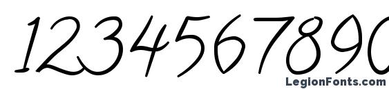 Calligraffiti Font, Number Fonts
