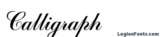 Calligraph font, free Calligraph font, preview Calligraph font