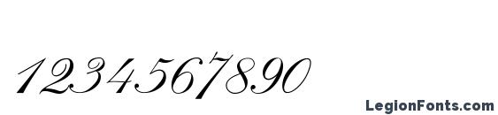 Calligraphrussianc Font, Number Fonts