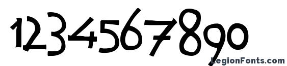 Calvin and Hobbes Normal Font, Number Fonts