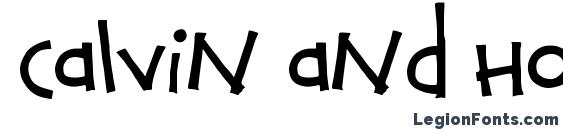 Calvin and Hobbes Normal font, free Calvin and Hobbes Normal font, preview Calvin and Hobbes Normal font