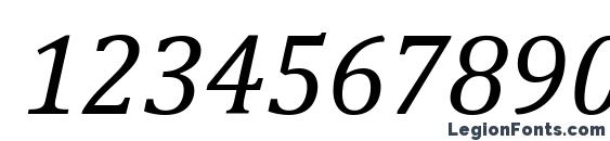 Cambria Italic Font, Number Fonts
