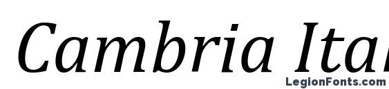 Cambria Italic font, free Cambria Italic font, preview Cambria Italic font