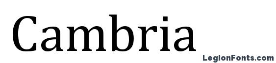 шрифт Cambria, бесплатный шрифт Cambria, предварительный просмотр шрифта Cambria