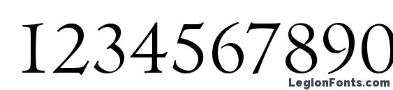 Cambridge Regular Font, Number Fonts