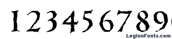 CambridgeAntique Medium Regular Font, Number Fonts