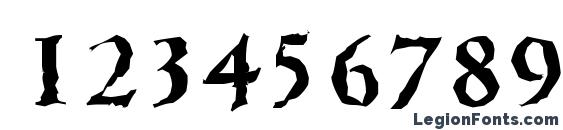 CambridgeRandom Bold Font, Number Fonts