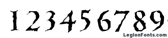CambridgeRandom Medium Regular Font, Number Fonts