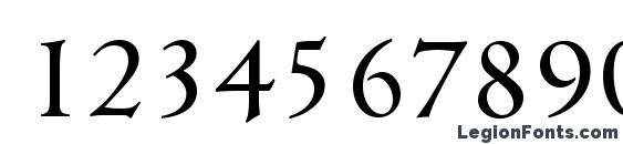 CambridgeSerial Regular Font, Number Fonts