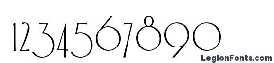 CamelliaD Font, Number Fonts