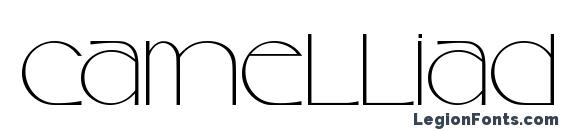 CamelliaD font, free CamelliaD font, preview CamelliaD font