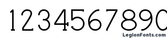 Camelot MF Bold Font, Number Fonts