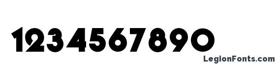 Cameo Appearance NF Font, Number Fonts
