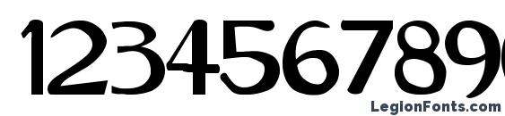 CAMERON Regular Font, Number Fonts