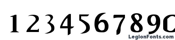 CAMILLE Regular Font, Number Fonts