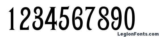 Campanile Font, Number Fonts