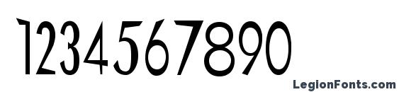 CAMPBELL Regular Font, Number Fonts