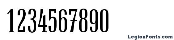 CanadaSmallDB Normal Font, Number Fonts