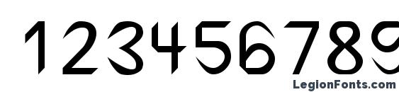 Canaith Regular Font, Number Fonts