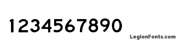 CANDACE Regular Font, Number Fonts