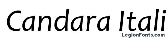 Candara Italic font, free Candara Italic font, preview Candara Italic font