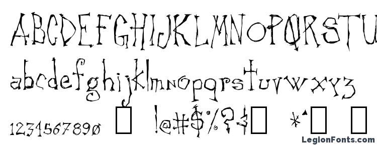 glyphs Canker Sore font, сharacters Canker Sore font, symbols Canker Sore font, character map Canker Sore font, preview Canker Sore font, abc Canker Sore font, Canker Sore font