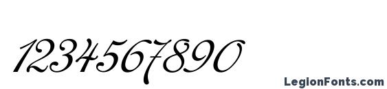 Cansellaristc Font, Number Fonts
