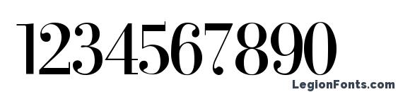 Cantabile Font, Number Fonts