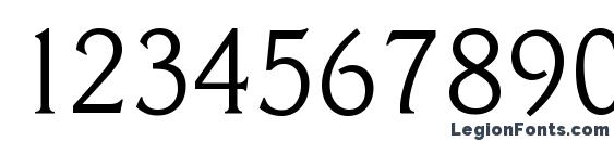 Cantoria MT Font, Number Fonts