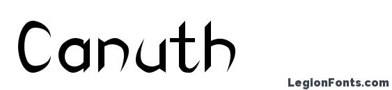 Canuth font, free Canuth font, preview Canuth font