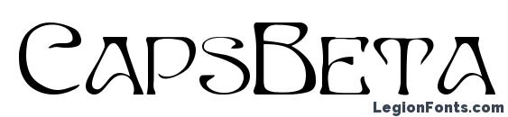 CapsBeta font, free CapsBeta font, preview CapsBeta font