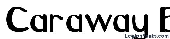 Caraway Bold Font