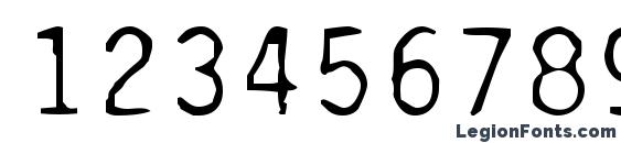 Carbonated gothic Font, Number Fonts