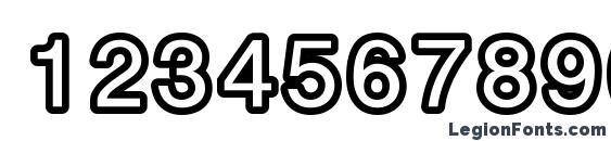 Carbono Font, Number Fonts