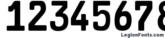 Cargo Two SF Font, Number Fonts
