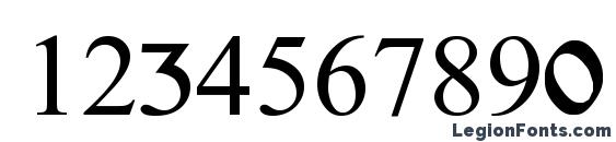 Caribbean Regular Font, Number Fonts