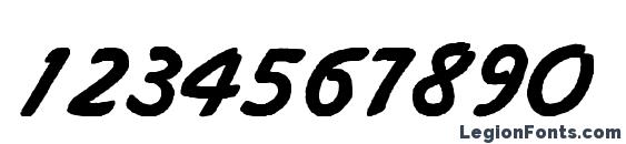 CARISSA Regular Font, Number Fonts