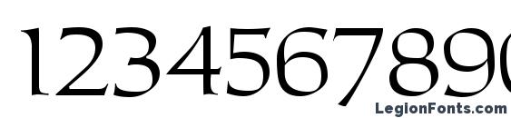 CarlosDB Normal Font, Number Fonts