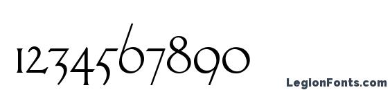 Carlton Plain Font, Number Fonts