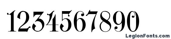 Carmen Font, Number Fonts