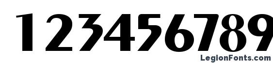 Carnati SSi Bold Font, Number Fonts