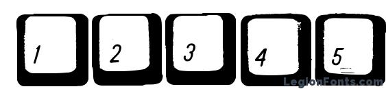 Carpt Font, Number Fonts